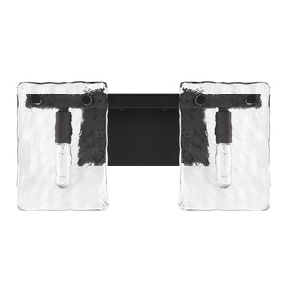 Genry Two Light Bathroom Vanity in Matte Black