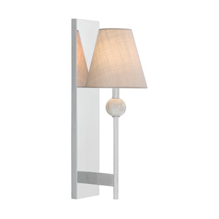 Travis One Light Wall Sconce in Polished Chrome