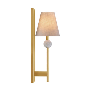 Travis One Light Wall Sconce in Warm Brass