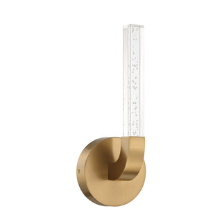 Del Mar LED Wall Sconce in Warm Brass