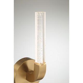Del Mar LED Wall Sconce in Warm Brass