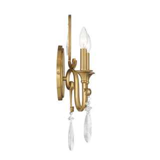 Fairchild Two Light Wall Sconce in Warm Brass