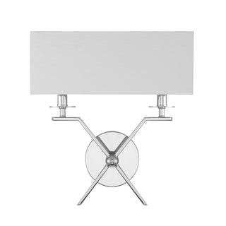 Arondale Two Light Wall Sconce in Polished Nickel