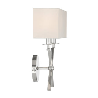 Arondale Two Light Wall Sconce in Polished Nickel