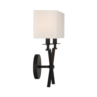 Arondale Two Light Wall Sconce in Matte Black