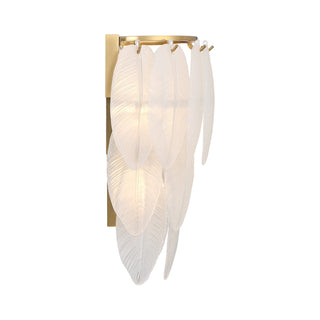Boa Three Light Wall Sconce in Warm Brass