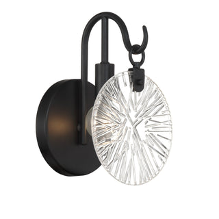 Addison One Light Bathroom Vanity in Matte Black