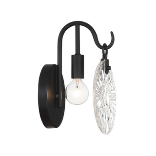 Addison One Light Bathroom Vanity in Matte Black