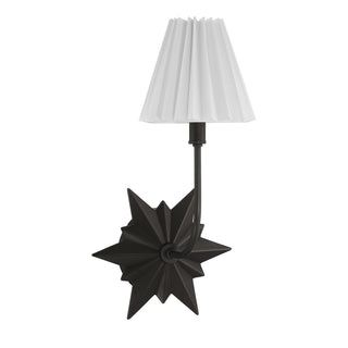 Crestwood One Light Wall Sconce in Black Tourmaline