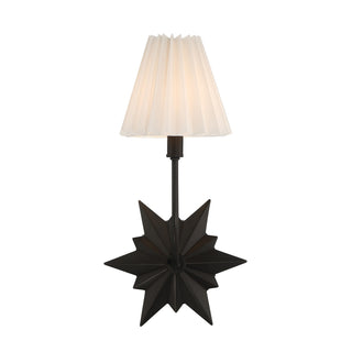 Crestwood One Light Wall Sconce in Black Tourmaline