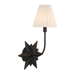 Crestwood One Light Wall Sconce in Black Tourmaline