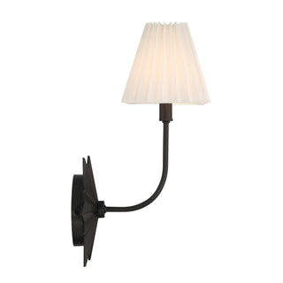 Crestwood One Light Wall Sconce in Black Tourmaline