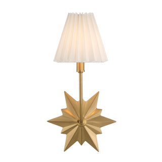 Crestwood One Light Wall Sconce in Warm Brass