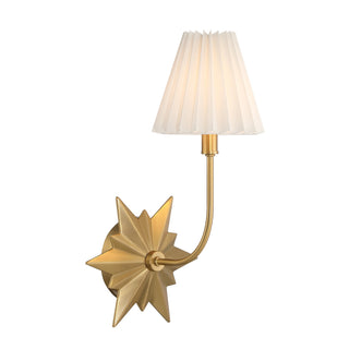 Crestwood One Light Wall Sconce in Warm Brass
