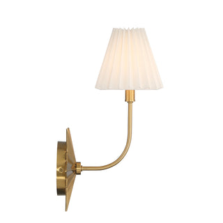 Crestwood One Light Wall Sconce in Warm Brass