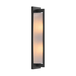 Carver Two Light Wall Sconce in Matte Black