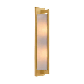 Newell Two Light Wall Sconce in Warm Brass