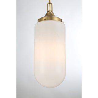 Bryant Three Light Pendant in Warm Brass
