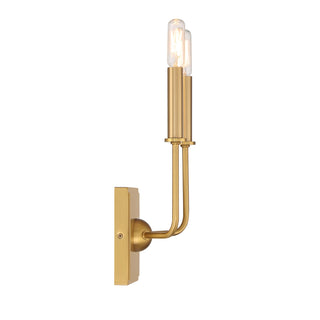 Avondale Two Light Wall Sconce in Warm Brass
