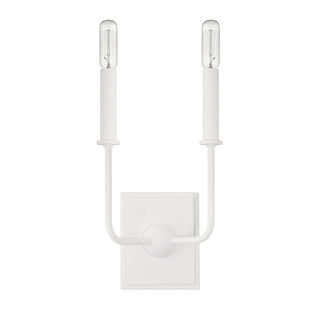 Avondale Two Light Wall Sconce in Bisque White