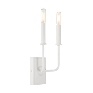 Avondale Two Light Wall Sconce in Bisque White