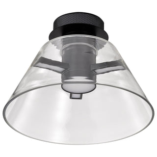 Edmond LED Semi Flush Mount in Matte Black