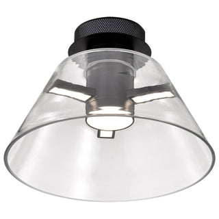 Edmond LED Semi Flush Mount in Matte Black