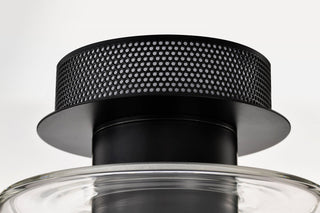 Edmond LED Semi Flush Mount in Matte Black