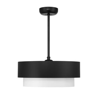 Diana LED Fan D'Lier in Matte Black