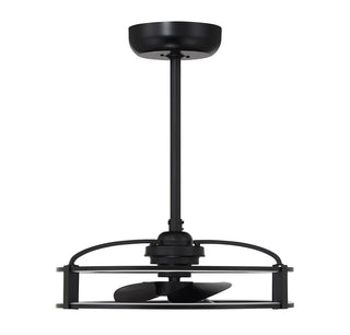 Vesta LED Fan D'Lier in Matte Black