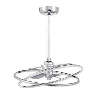 Dorado LED Fan D'Lier in Polished Chrome