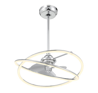 Dorado LED Fan D'Lier in Polished Chrome