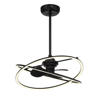 Dorado LED Fan D'Lier in Matte Black