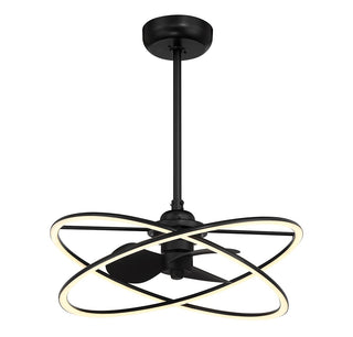 Dorado LED Fan D'Lier in Matte Black