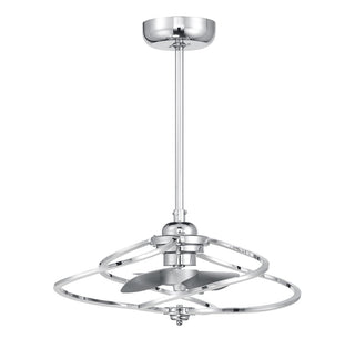 Hydra LED Fan D'Lier in Polished Chrome