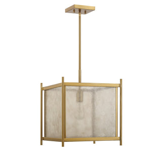 Jacobs One Light Pendant in Warm Brass