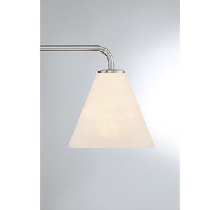 Blair Three Light Bathroom Vanity in Satin Nickel
