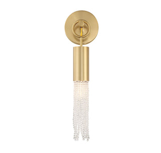 Chelsea One Light Wall Sconce in Warm Brass