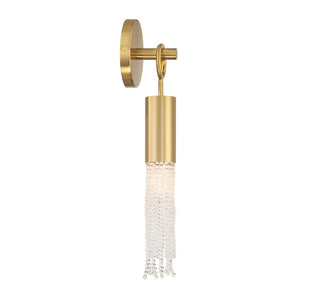 Chelsea One Light Wall Sconce in Warm Brass