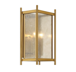 Jacobs Two Light Wall Sconce in Warm Brass
