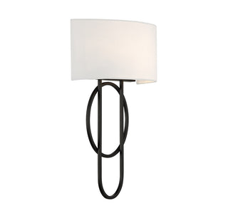 Tempe Two Light Wall Sconce in Matte Black