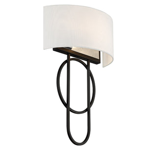 Tempe Two Light Wall Sconce in Matte Black