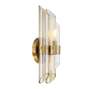Biltmore One Light Wall Sconce in Warm Brass