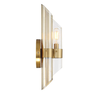 Biltmore One Light Wall Sconce in Warm Brass