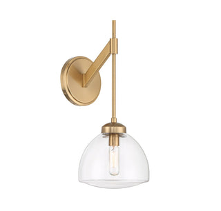 Corbin One Light Wall Sconce in Warm Brass
