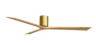 Irene-3H 72" Ceiling Fan in Brushed Brass