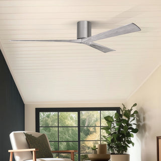 Irene-3H 72" Ceiling Fan in Brushed Pewter