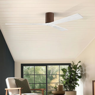 Irene-3H 72" Ceiling Fan in Walnut Tone