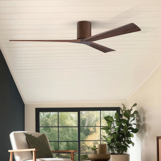 Irene-3H 72" Ceiling Fan in Walnut Tone