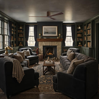 Irene-3H 72" Ceiling Fan in Walnut Tone